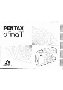 Pentax Efina T manual. Camera Instructions.